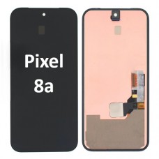 Google Pixel 8a 5G (2024) LCD / OLED touch screen with fingerprint  (Original Service Pack) [Black] NF G949-00767-00